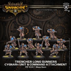 PIP 31133 - Cygnar Trencher Long Gun & Comm RESIN (NT 2450)