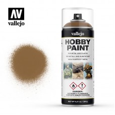 Acrylicos Vallejo - 28014 - 噴罐 Hobby Spray Paint - 皮革棕色 Leather Brown - 400 ml.(NT 400)