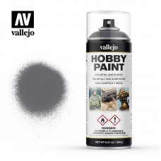 Acrylicos Vallejo - 28031 - 噴罐 Hobby Spray Paint - 槍鐵色（金屬色） Gunmetal - 400 ml.(NT 400)