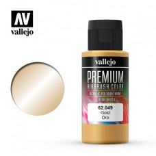 Acrylicos Vallejo - 62049 - 高階色彩 Premium Color - 金色 Gold - 60 ml. (建議售價NT 230)