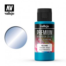 Acrylicos Vallejo - 62046 - 高階色彩 Premium Color - 金屬藍色 Metallic Blue - 60 ml. (建議售價NT 230)