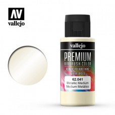 Acrylicos Vallejo - 62041 - 高階色彩 Premium Color - 金屬介質 Metallic Medium - 60 ml. (建議售價NT 230)