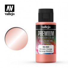 Acrylicos Vallejo - 62043 - 高階色彩 Premium Color - 金屬橘色 Metallic Orange - 60 ml. (建議售價NT 230)
