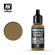 Acrylicos Vallejo - 70606 - 表面底漆 Surface Primer - 德國偏綠棕色 Ger. Green Brown - 17 ml.(NT 130)(6/盒)