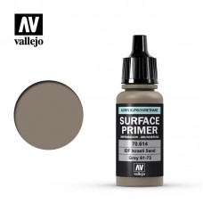 Acrylicos Vallejo - 70614 - 表面底漆 Surface Primer - IDF Israeli Sand Grey 61-73 - 17 ml.(NT 130)(6/盒)