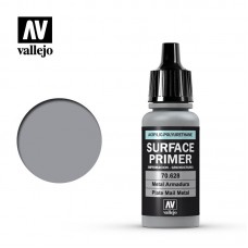 Acrylicos Vallejo - 70628 - 表面底漆 Surface Primer - 板甲金屬色 Plate Mail Metal - 17 ml.(NT 130)(6/盒)
