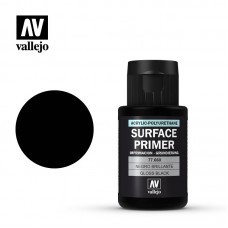 Acrylicos Vallejo - 77660 - 表面底漆 Surface Primer - 亮光黑色 Gloss Black Primer - 32 ml.(NT 190)