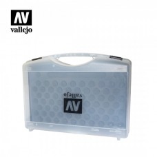 Acrylicos Vallejo - 70098 - 顏料配件 Accessories - 塑膠攜行箱 Plastic carrying case with inlay of 80 spaces for 17ml bottles(NT 2350)