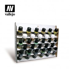 Acrylicos Vallejo - 26009 - 顏料配件 Accessories - 顏料放置架:直立牆壁型35ml與60ml  Wall Mounted Paint Display for 35 and 60 ml bottles(NT 720元)