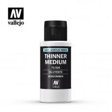 Acrylicos Vallejo - 73524 - Auxiliary - 筆塗稀釋液 Model Color Thinner - 60 ml.(NT 220)