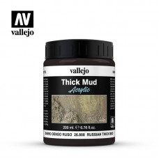 Acrylicos Vallejo - 26808 - 佈景效果 Diorama Effects - 俄羅斯厚泥 Russian Thick Mud - 200 ml.(NT 490)