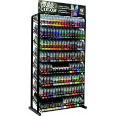 Acrylicos Vallejo -EX122FULL - 遊戲色彩 Game Color - 128色含漆架套組 128 colors(17ml bottles.)