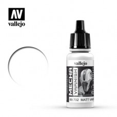 Acrylicos Vallejo - 機甲色彩 Mecha Color - 070 - 69702 - 機甲消光保護漆 Mecha Matt Varnish - 17 ml. (NT 110)(6/盒)