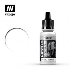 Acrylicos Vallejo - 機甲色彩 Mecha Color - 076 - 70640 - 白色底漆 White - 17 ml. (NT 130)(6/盒)