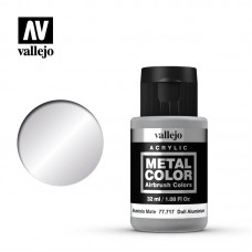 Acrylicos Vallejo - 77717 - 金屬色彩 Metal Color - 亞光鋁 Dull Aluminium - 32 ml.(NT 300)