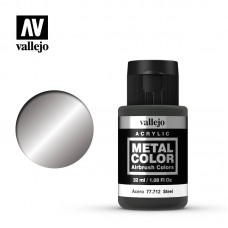 Acrylicos Vallejo - 77712 - 金屬色彩 Metal Color - 鋼 Steel - 32 ml.(NT 300)
