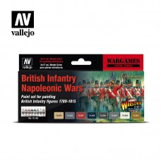 Acrylicos Vallejo - 70163 - Model Color - British Infantry Napoleonic Wars (8) - 17 ml.(建議售價NT 810)