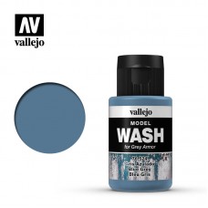 Acrylicos Vallejo - 76524 - 模型漬洗漆 Model Wash - 藍灰漬洗色 Blue Grey - 35 ml.(NT 190)