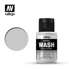Acrylicos Vallejo - 76515 - 模型漬洗漆 Model Wash - 淺灰漬洗色 Light Grey Wash - 35 ml.(NT 190)