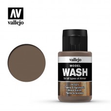 Acrylicos Vallejo - 76521 - 模型漬洗漆 Model Wash - 油漬土地漬洗色 Oiled Earth - 35 ml.(NT 190)