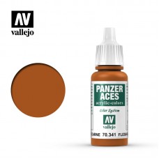 Acrylicos Vallejo - 70341 - 裝甲王牌 Panzer Aces - 膚色底色 Flesh Base - 17 ml.(NT 110)(6/盒)