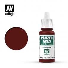 Acrylicos Vallejo - 70343 - 裝甲王牌 Panzer Aces - 膚色陰影 Flesh Shadows - 17 ml.(NT 110)(6/盒)
