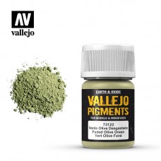 Acrylicos Vallejo - 73122 - 色粉 Pigments - 褪色的橄欖綠 Faded Olive Green - 35 ml.(NT 140)