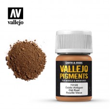 Acrylicos Vallejo - 73120 - 色粉 Pigments - 陳舊銹色 Old Rust - 35 ml.(NT 140)