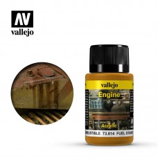 Acrylicos Vallejo - 73814 - 舊化效果液 Weathering Effects - 燃料污漬 Fuel Stains - 40 ml.(NT 200)