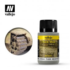Acrylicos Vallejo - 73809 - 舊化效果液 Weathering Effects - 工業厚泥土 Industrial Thick Mud - 40 ml.(NT 200)