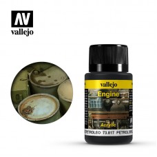Acrylicos Vallejo - 73817 - 舊化效果液 Weathering Effects - 噴灑汽油 Petrol Spills - 40 ml.(NT 200)