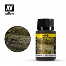 Acrylicos Vallejo - 73808 - 舊化效果液 Weathering Effects - 俄羅斯厚泥土 Russian Thick Mud - 40 ml.(NT 200)