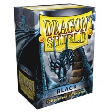 龍盾Dragon Shield 100 - 標準尺寸卡套(100入)Standard Deck Protector Sleeves - 經典亮光黑 Black - AT-10002 (NT 350)