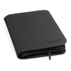 Ultimate Guard Zipfolio XenoSkin 4-Pocket - Black - UGD010351(NT630) 4格類皮革拉鍊卡冊-黑色