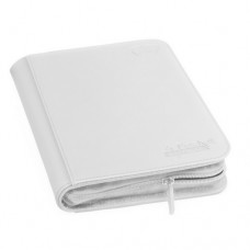 Ultimate Guard Zipfolio XenoSkin 4-Pocket - White - UGD010352(NT630) 4格類皮革拉鍊卡冊-白色