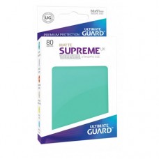 Ultimate Guard 80 - Supreme UX Sleeves Standard Size - Matte Turquoise - UGD010556（NT200)標準尺寸80入-磨砂藍綠色