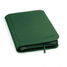Ultimate Guard Zipfolio XenoSkin 4-Pocket - Green - UGD010353(NT 750 )4格類皮革拉鍊卡冊-綠色