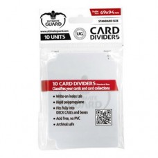 Ultimate Guard Card Dividers - Transparent - UGD010089(NT60)卡盒隔板-透明(10入)