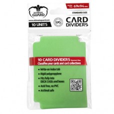 Ultimate Guard Card Dividers - Green - UGD010357（NT80)卡盒隔板-綠(10入)