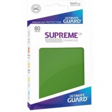 Ultimate Guard 80 - Supreme UX Sleeves Standard Size - Green - UGD010535（NT200)標準尺寸80入-綠色