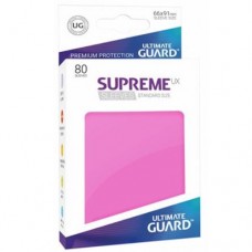 Ultimate Guard 80 - Supreme UX Sleeves Standard Size - Pink - UGD010543（NT200)標準尺寸80入-粉紅色