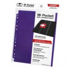 Ultimate Guard 18-Pocket Side-Loading 10 pages - Purple - UGD010410(NT200) 單邊9格活頁10張-紫色