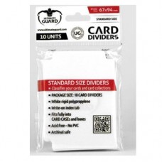 Ultimate Guard Card Dividers - White - UGD010080(NT60)卡盒隔板-白(10入)