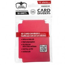 Ultimate Guard Card Dividers - Red - UGD010358(NT80)卡盒隔板-紅(10入)