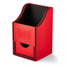 龍盾Dragon Shield 100+ 龍巢系列卡盒 Nest+ 100 Deck Box - 紅色/黑色 Red/Black   - AT-40210 (NT 1050)