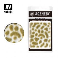 Acrylicos Vallejo - SC408 - Scenery - Wild Tuft - 米色草叢 Beige - 5 mm (建議售價NT 120)