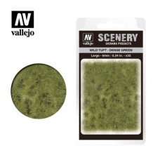 Acrylicos Vallejo - SC413 - Scenery - Wild Tuft - 濃密綠色草叢 Dense Green - 6 mm (建議售價NT 160)