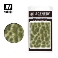Acrylicos Vallejo - SC415 - Scenery - Wild Tuft - 乾綠色草叢 Dry Green - 6 mm (建議售價NT 120)