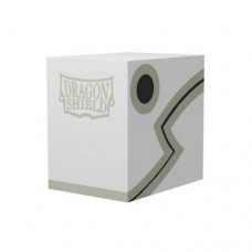 龍盾Dragon Shield Double Shell Box - White & Black - AT-30605龍盾雙層卡盒白＆黑 可裝100+卡片(130元)