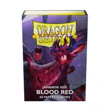 龍盾Dragon Shield - 日規尺寸卡套 DS60J 磨砂 Matte - 血紅色 Blood Red (NT 220)